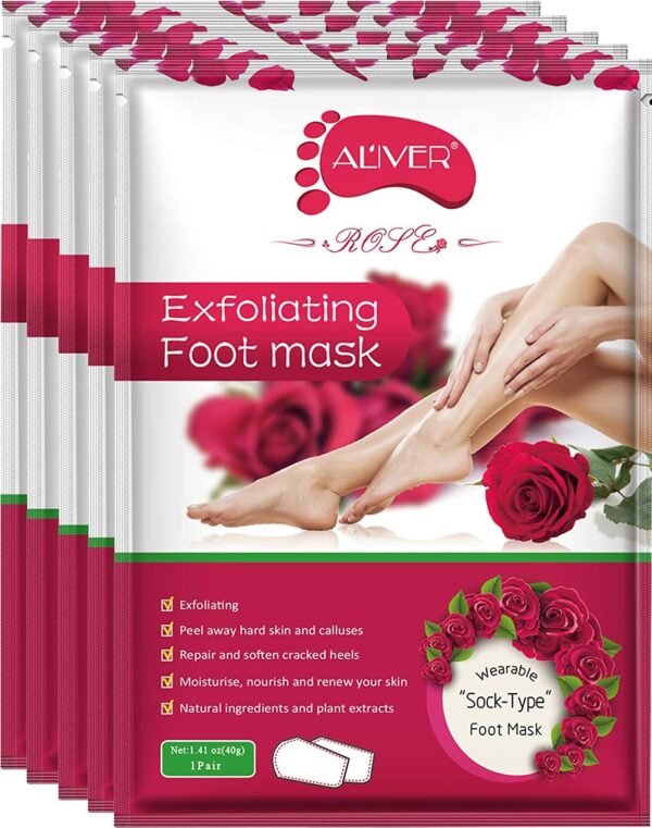 ALIVER Foot Mask Rose Foot Mask - Image 7